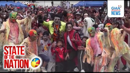 Zombie walk sa Mexico City at Santiago, Chile | SONA