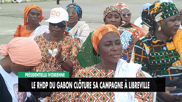 [#Reportage] Présidentielle ivoirienne : le RHDP du Gabon clôture sa campagne à Libreville