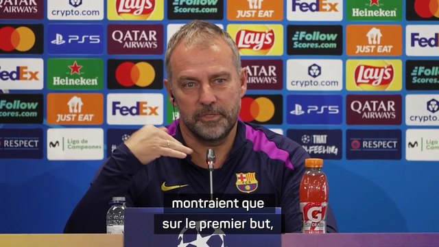 Le mea culpa d'Hansi Flick après son bras d'honneur contre Gérone