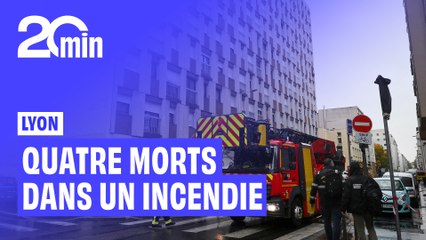 Quatre morts dans l'incendie d'un immeuble à Lyon