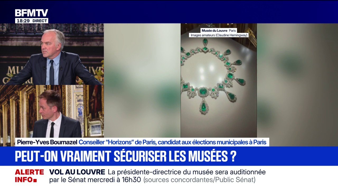 Cambriolage au Louvre: "On n'est pas au niveau en matière de sécurité", estime Pierre-Yves Bournazel, conseiller "Horizons"