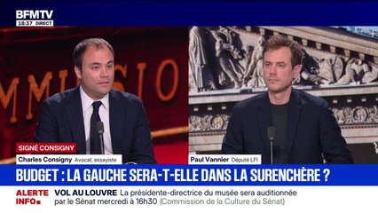 SIGNÉ CONSIGNY - Budget: "On peut craindre une multiplication d'amendements pour emboliser le système", estime l'avocat