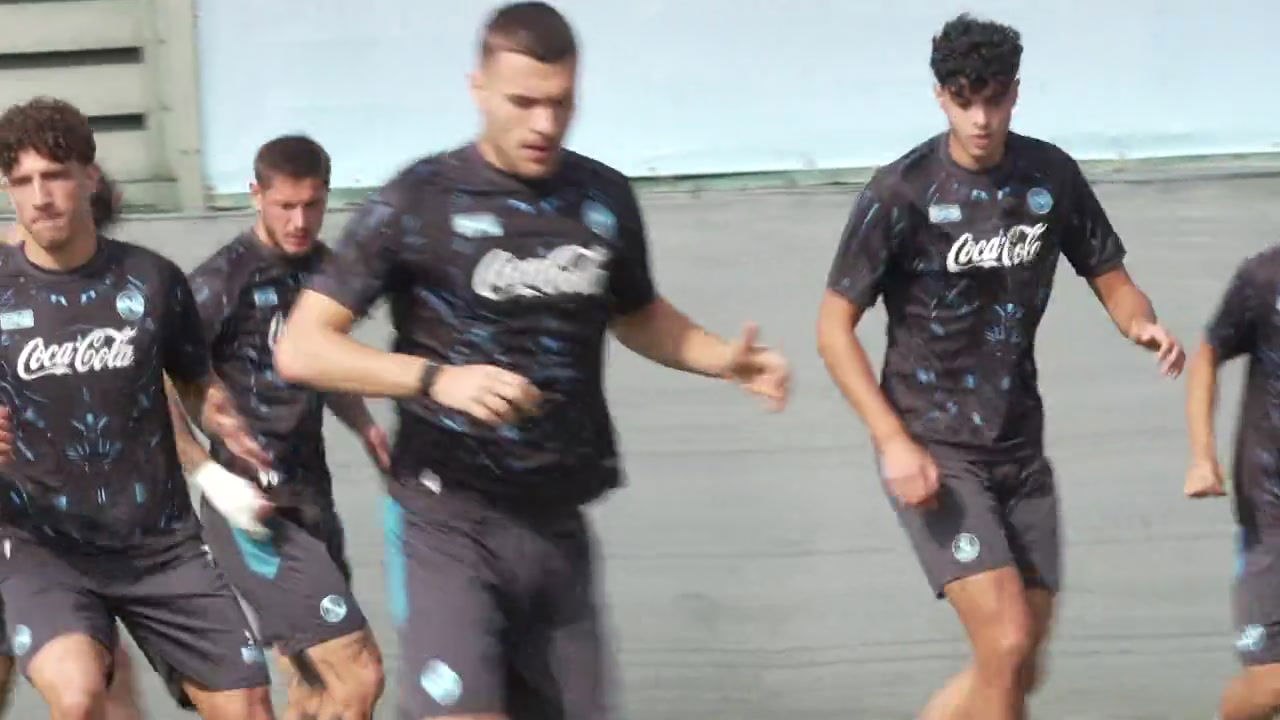 Napoli training ahead of champions league trip to PSV Eindhoven