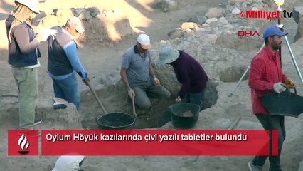 Oylum Höyük kazılarında çivi yazılı tabletler bulundu
