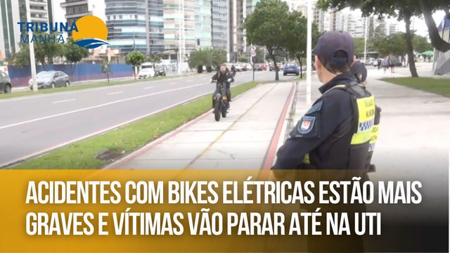 Acidentes com bikes elétricas estão mais graves e vítimas vão parar até na UTI