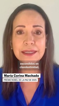 María Corina Machado: Estamos listos para reconstruir el país