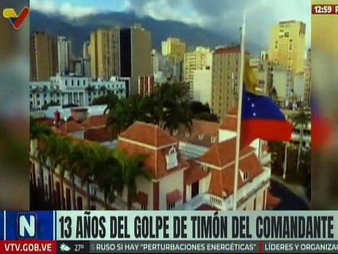 Venezuela conmemora el 13 aniversario del “Golpe de Timón” propuesto por el pdte. Chávez