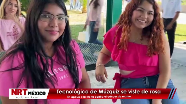 🎀 Tecnológico de #Múzquiz se viste de rosa en apoyo a la lucha contra el cáncer de mama