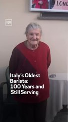 Italy’s Oldest Barista:  100 Years and Still Serving