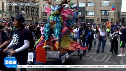 Más de 200 alebrijes monumentales llenaron las calles de color este fin de semana
