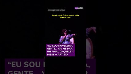 Alcione critica final de 'Vale Tudo' durante show: 'Achei xoxo'