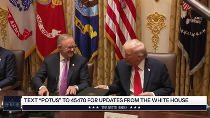 USA - President Trump Participates in a Bilateral Lunch with the Prime Minister of Australia  (20.10.25)