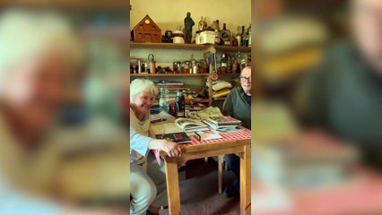 Lucía recibió a Silvio Rodríguez en la chacra