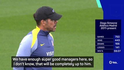 Arteta thinks Simeone's style would succeed in the Premier League