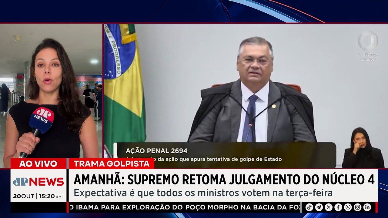 Ministros votam 'Núcleo 4' da trama golpista no Supremo Tribunal Federal | TEMPO REAL