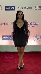 بفستان أسود .. ركين سعد تخطف الأنظار  بمهرجان الجونة السينمائي