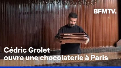 Le pâtissier star, Cédric Grolet ouvre une chocolaterie à Paris