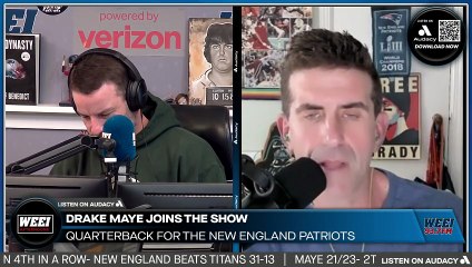 WEEI Afternoons: Drake Maye on being a statistical wonder