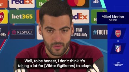 'Confident' Gyokeres has already adapted to the Premier League - Merino