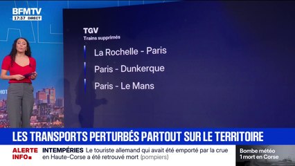 LES ÉCLAIREURS - Tempête Benjamin: les transports perturbés sur tout le territoire