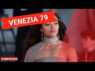 Quintessa Swindell sul red carpet di Venezia 79