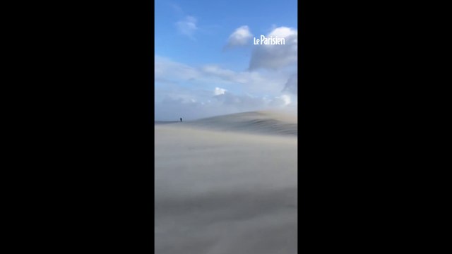 Tempête Benjamin : des vents à plus de 150km/h sur la dune du Pilat