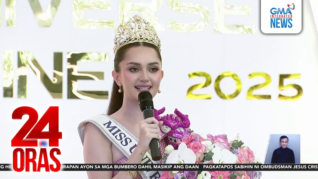 Ahtisa Manalo, all positive sa kanyang pagsabak sa Miss Universe 2025 competition | 24 Oras