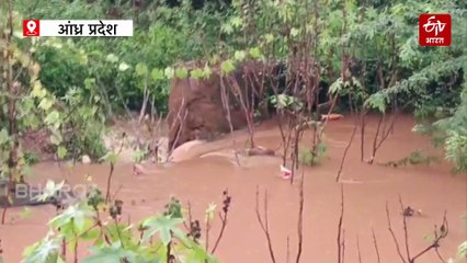 आंध्र प्रदेश में भारी बारिश, कई जगह स्कूल-कॉलेज बंद, उफान पर नदी-नाले