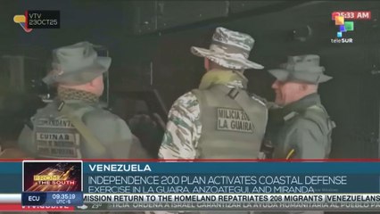 Venezuela, Independence 200 Plan activates coastal defense exercise in La Guaira, Anzoátegui, and Miranda