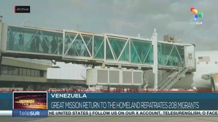 Venezuela, Great Mission “Return to Homeland” repatriates 208 migrants