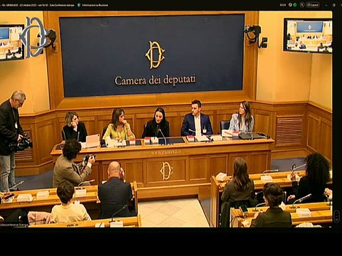 Roma - I giorni del femminicidio un calendario contro la violenza di genere - Conferenza stampa di Chiara Gribaudo (23.10.25)
