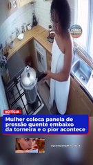 Vídeo produzido por inteligência artificial alerta para riscos reais de acidentes com panela de pressão