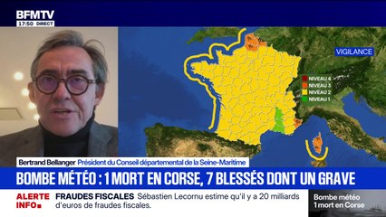 Marschall Truchot : Tempête, 60 000 foyers privés d'électricité (Ministre) - 23/10