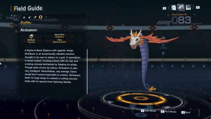 airdramon all digivolution/de-digivolution/profile Digimon Story Time Stranger