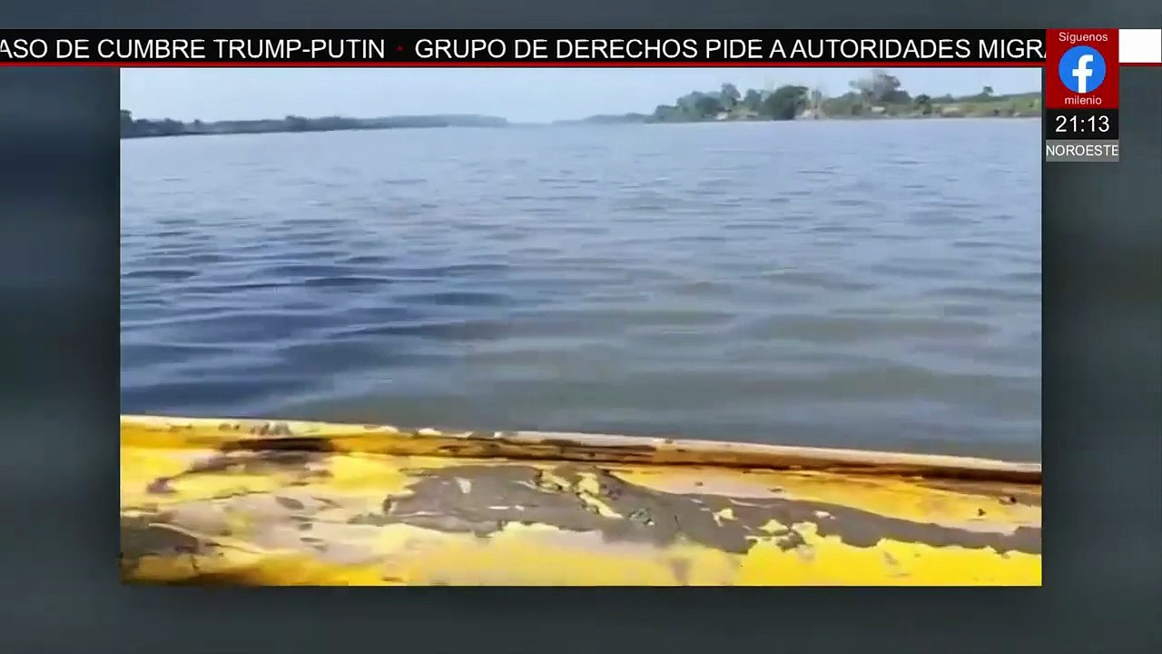 Derrame de hidrocarburos en río Tuxpan es contenido por autoridades
