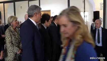 Mattarella visita "Tesori dei Faraoni" alle Scuderie del Quirinale