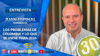 El congresista Juan Espinal habla de la realidad del país en exclusiva con Minuto30