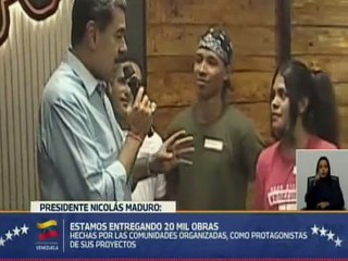 Jefe de Estado: Hoy estamos entregando 20 mil obras hechas por las comunidades