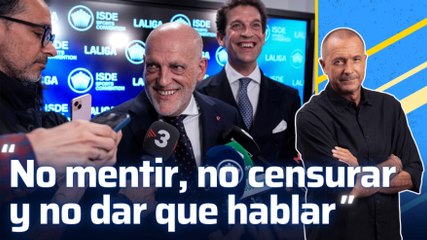 Manu Carreño, sobre Javier Tebas y LaLiga