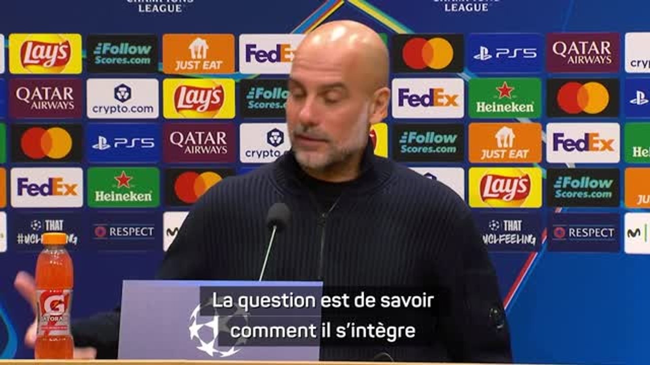 Manchester City - Guardiola : "Cherki, l'un des joueurs les plus talentueux que j'ai jamais vus"