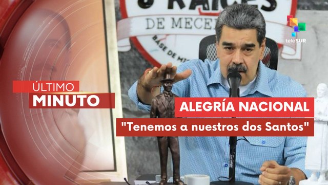 Pdte. Maduro celebró la canonización de los nuevos santos venezolanos