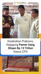 Disaksikan Prabowo, Kejagung Pamer Uang Sitaan Rp 13 Triliun Kasus CPO