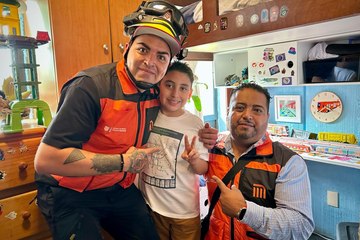 El pequeño fan del Metro vivió una jornada inolvidable con el respaldo del Sistema de Transporte Colectivo y el acompañamiento de su familia.