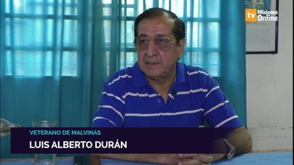 Falleció el héroe de Malvinas misionero Luis Alberto Durán
