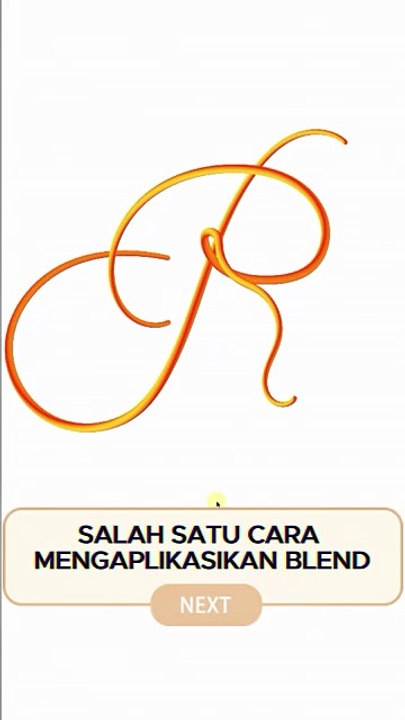 Tanpa perlu efek tambahan atau plugin, kamu bisa membuat huruf yang cantik dan estetik hanya dengan memanfaatkan fitur Blend di Adobe Illustrator. Teknik ini cocok untuk membuat efek gradasi garis, ilusi 3D, atau tipografi artistik yang memikat.#adobeillu