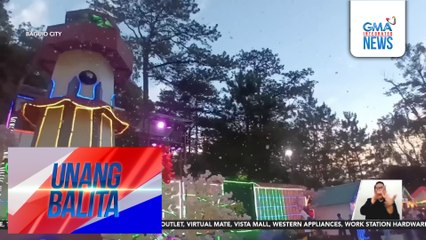 Japanese architecture at characters, tema ng binuksang Christmas village | Unang Balita