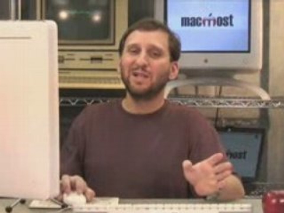 MacMost Now 84: Flickr Photo Screen Saver