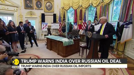 Trump Warns India Over Indian Russian Oil Deal |