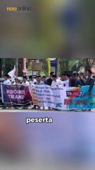 HIMASAL Riau Gelar Aksi Damai dan Doa Bersama di Depan Kantor KPID Riau