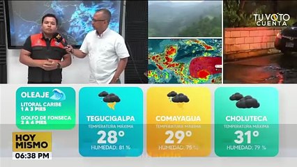Cuña de alta presión dejará más lluvias en Honduras este martes Cenaos